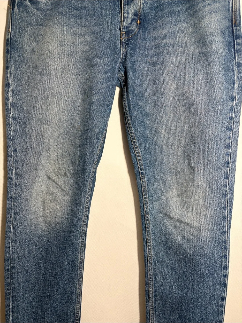 Neuw Stockholm Blue Denim Ray Tapered Jeans Size 34 x 34